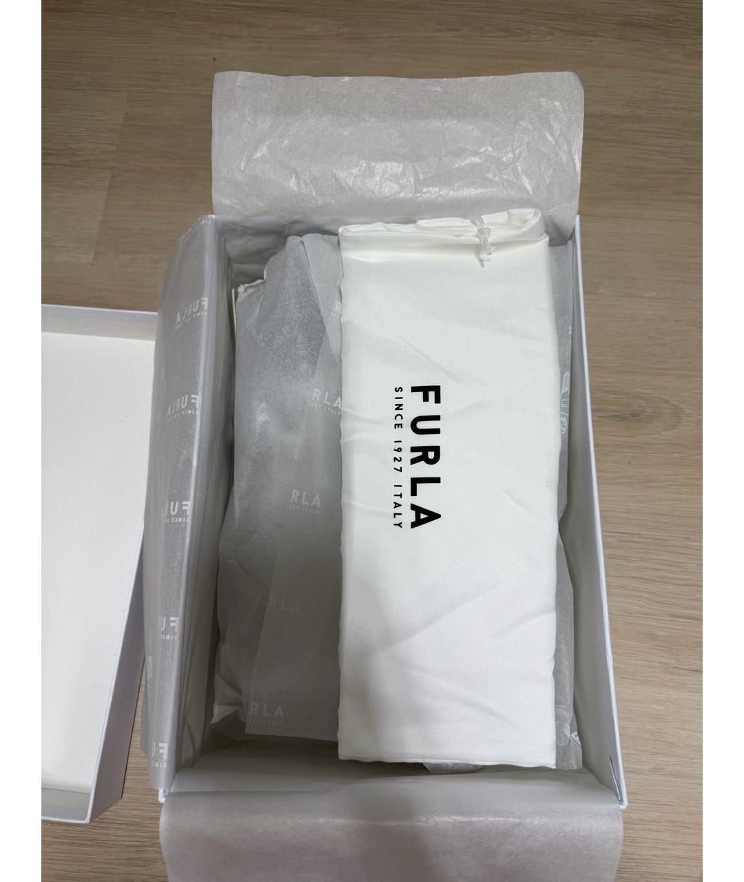 FURLA Белые кожаные кеды, фото 5