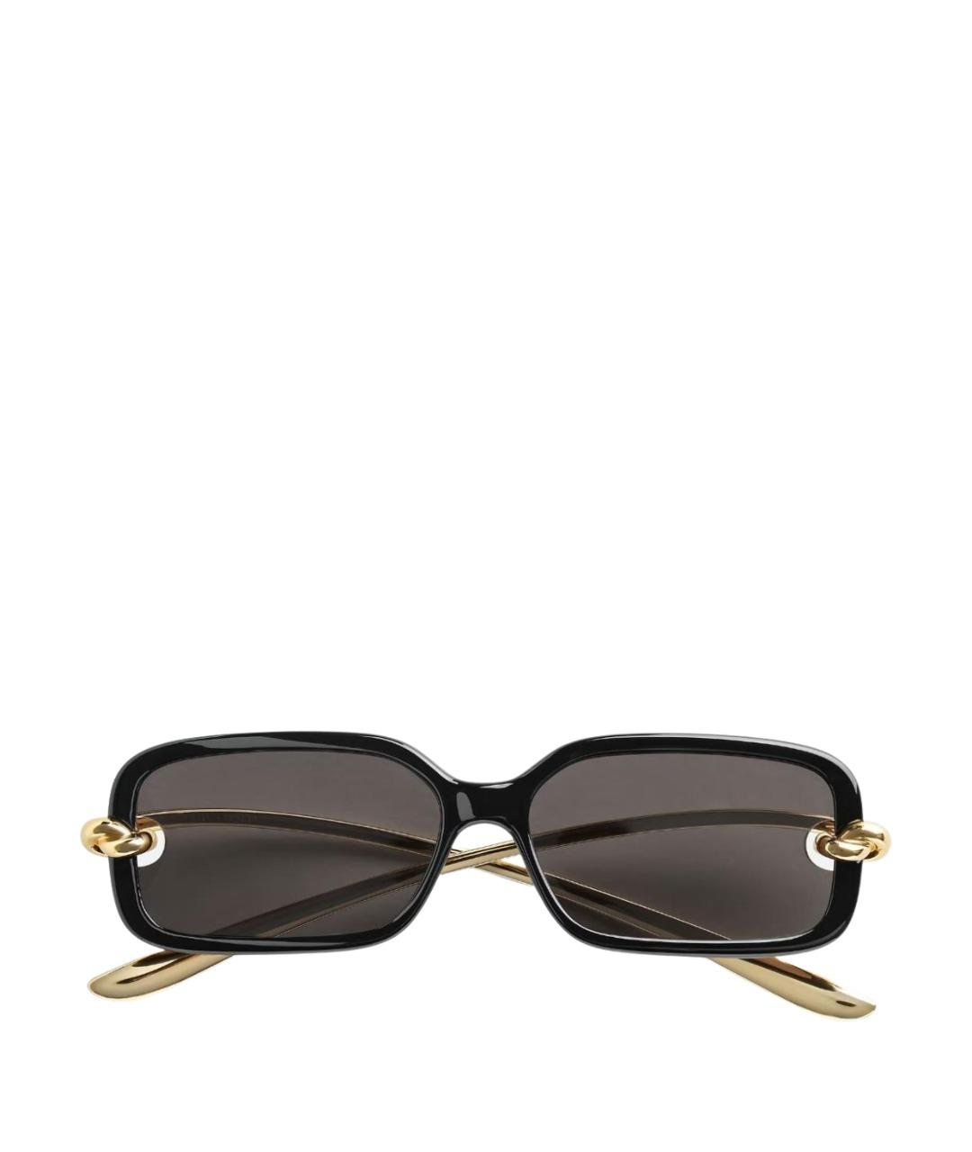 BOTTEGA VENETA Черные пластиковые солнцезащитные очки, фото 1