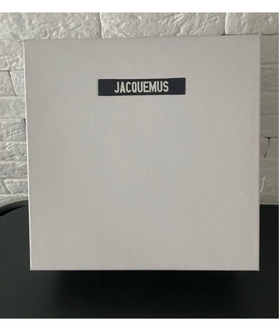 JACQUEMUS Розовые кожаные ботинки, фото 6