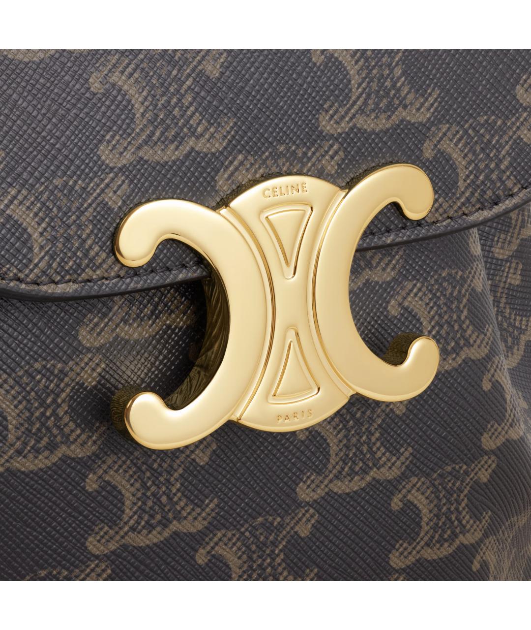 CELINE Коричневый рюкзак, фото 4