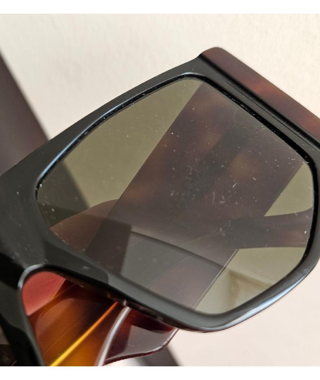 LOEWE Коричневые пластиковые солнцезащитные очки, фото 7