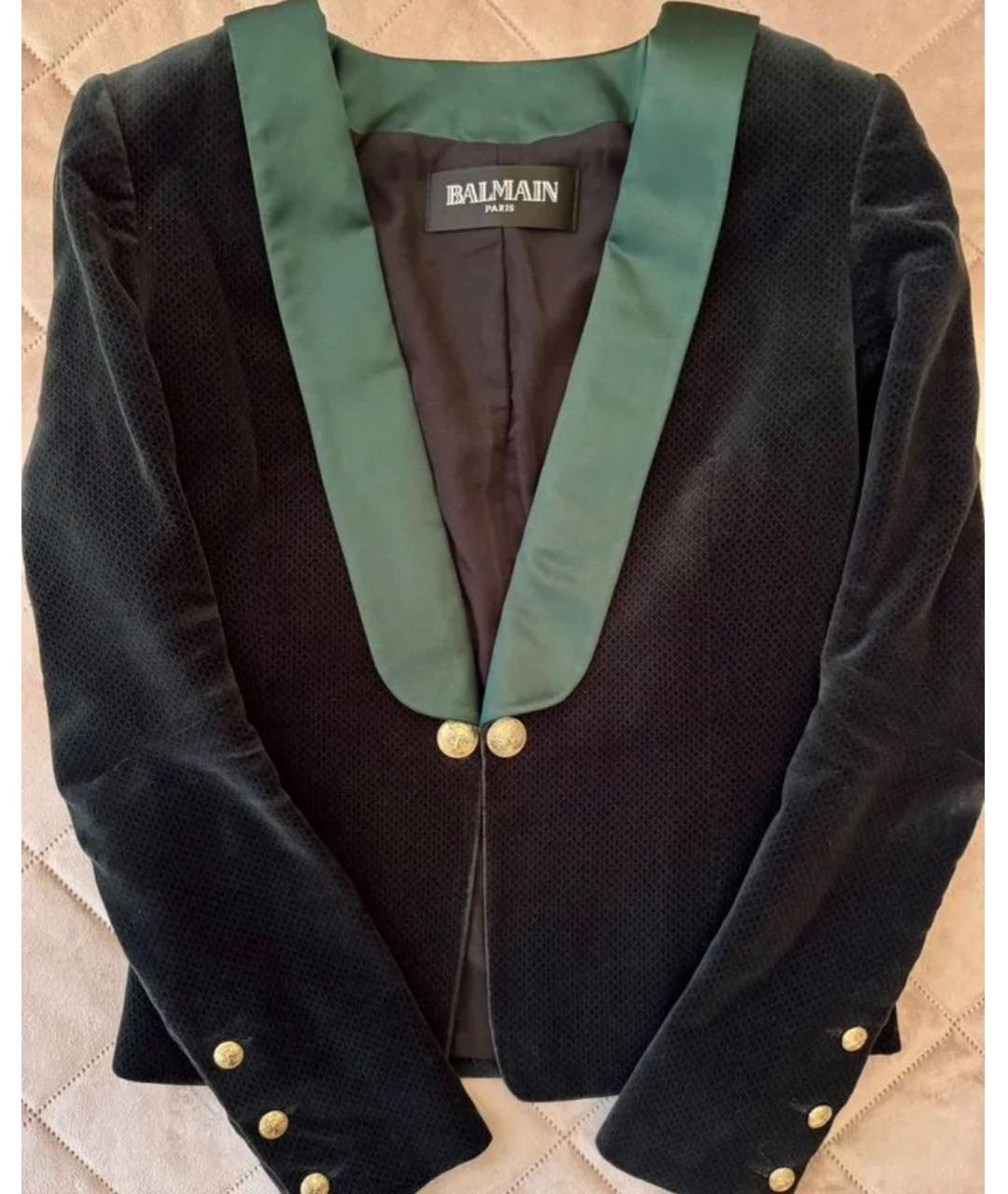 BALMAIN Бархатный жакет/пиджак, фото 3