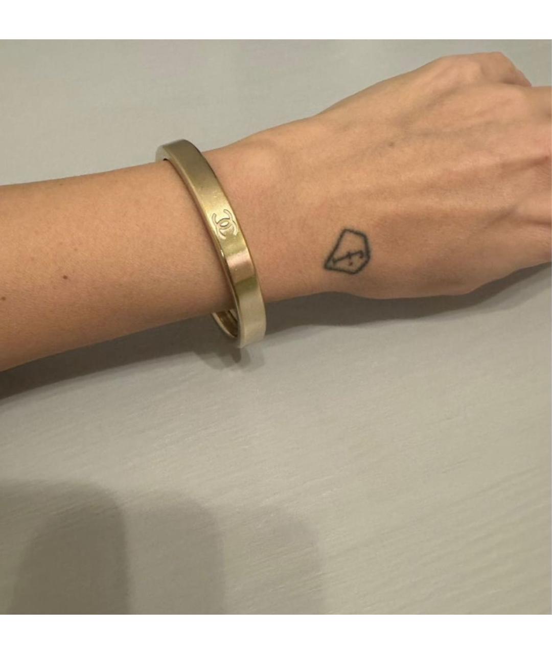 CHANEL Золотой позолоченный браслет, фото 2