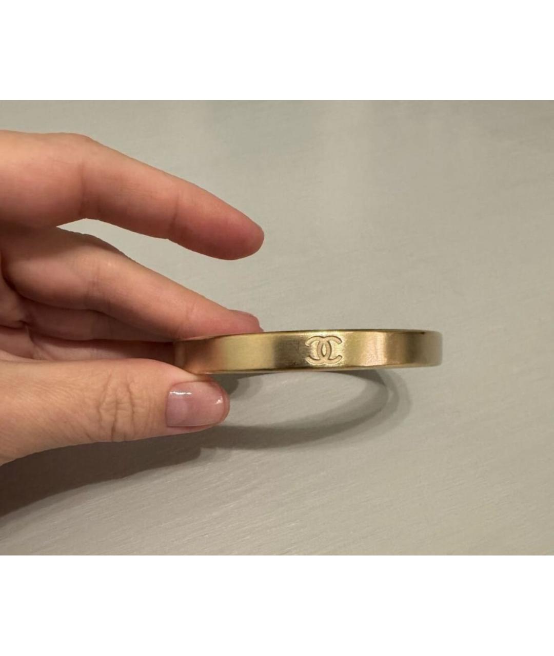 CHANEL Золотой позолоченный браслет, фото 6