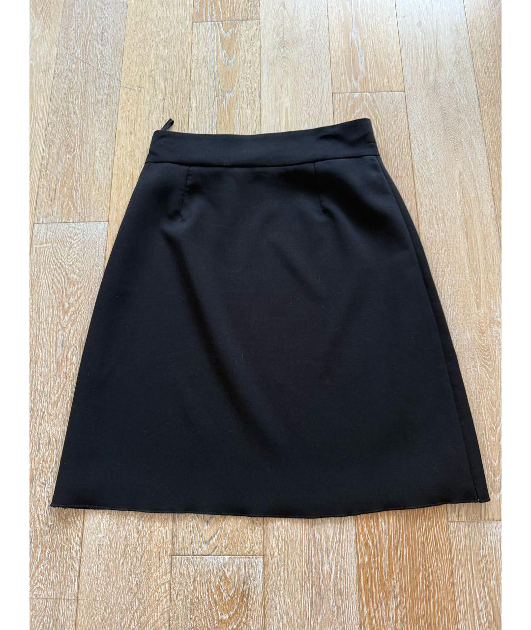 GUCCI Черная юбка миди, фото 2