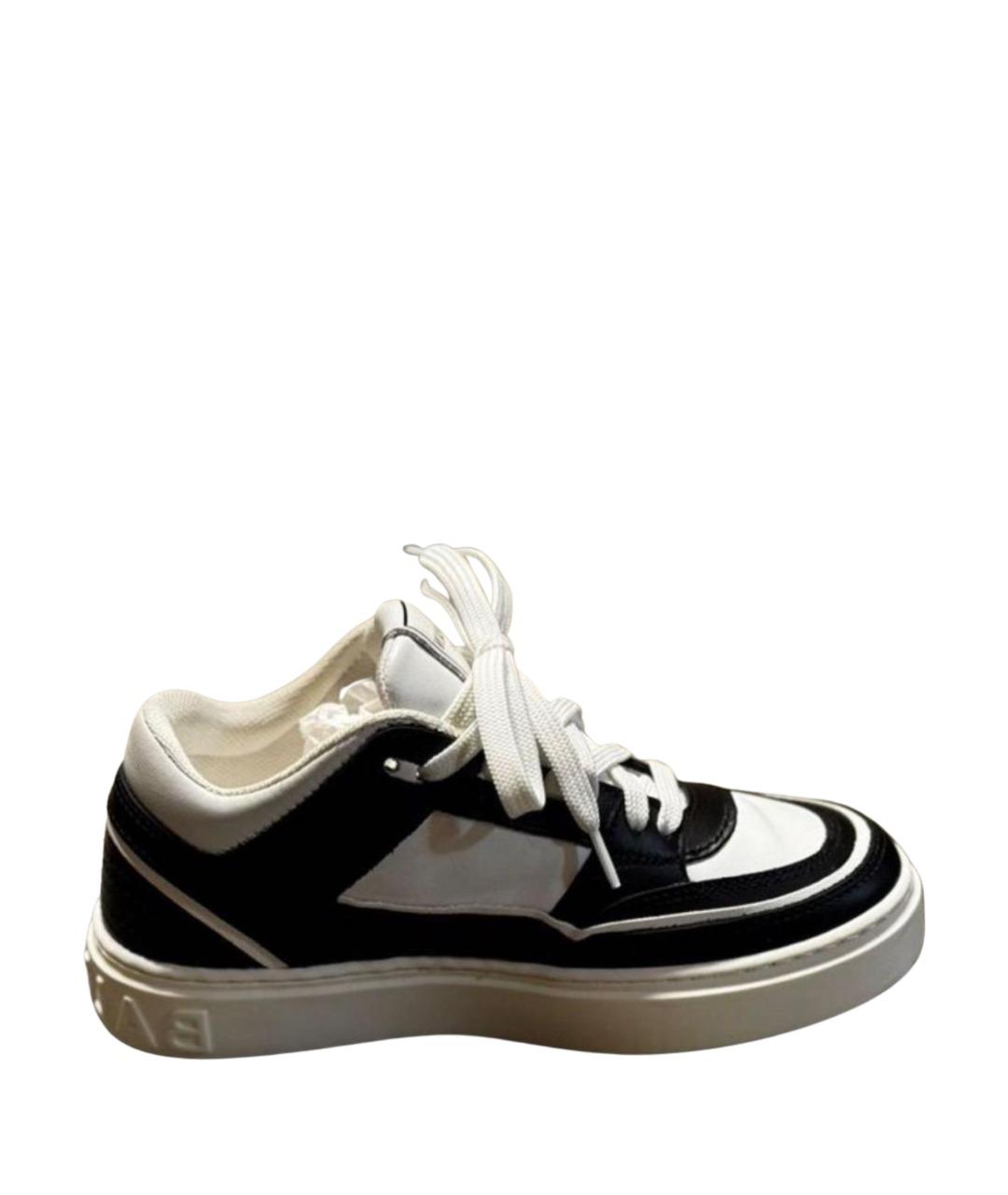 BALMAIN KIDS Мульти кожаные кеды, фото 1