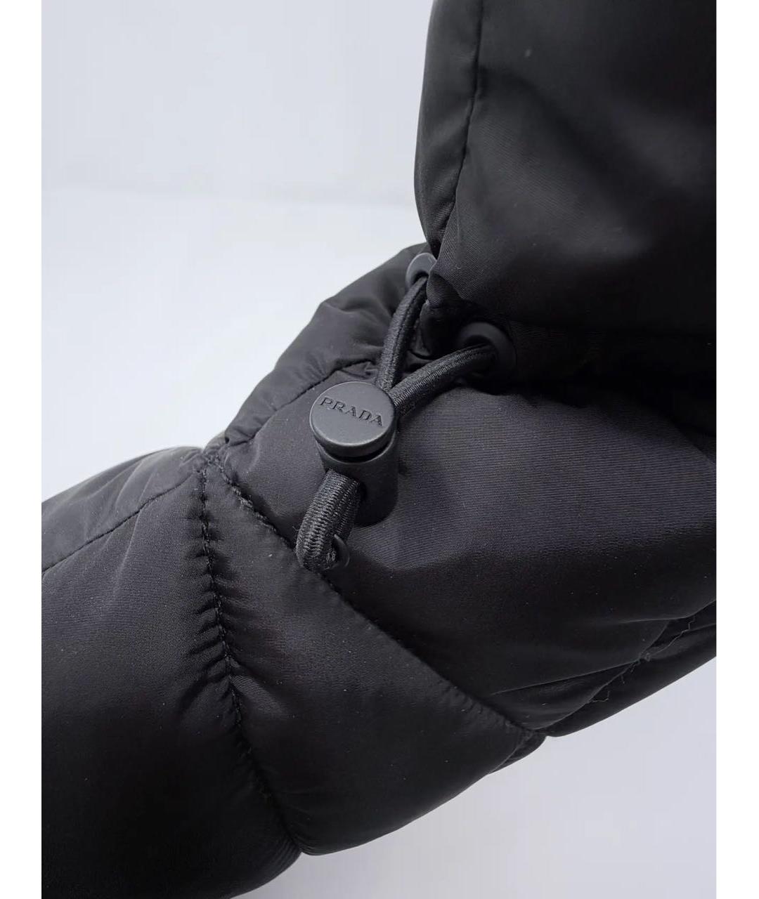 PRADA Черные текстильные высокие ботинки, фото 3