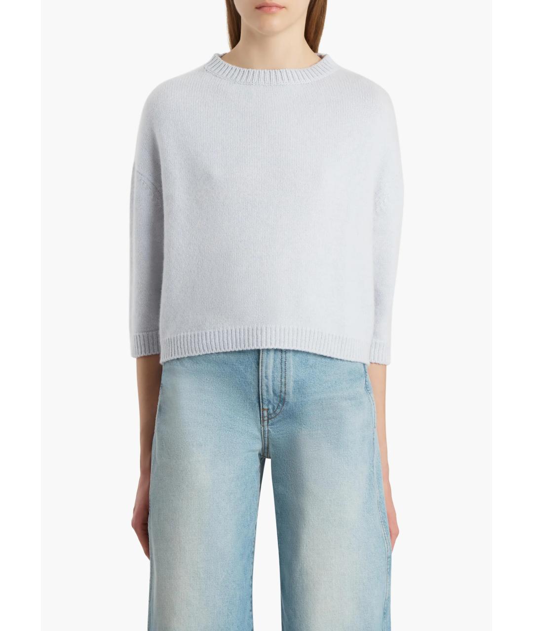 KHAITE Голубой кашемировый джемпер / свитер, фото 3