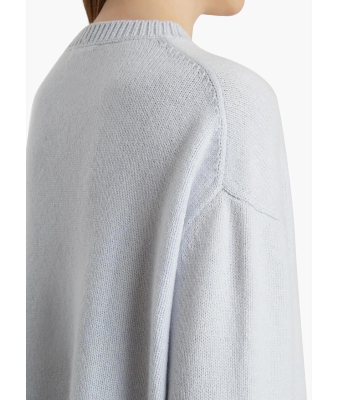 KHAITE Голубой кашемировый джемпер / свитер, фото 6