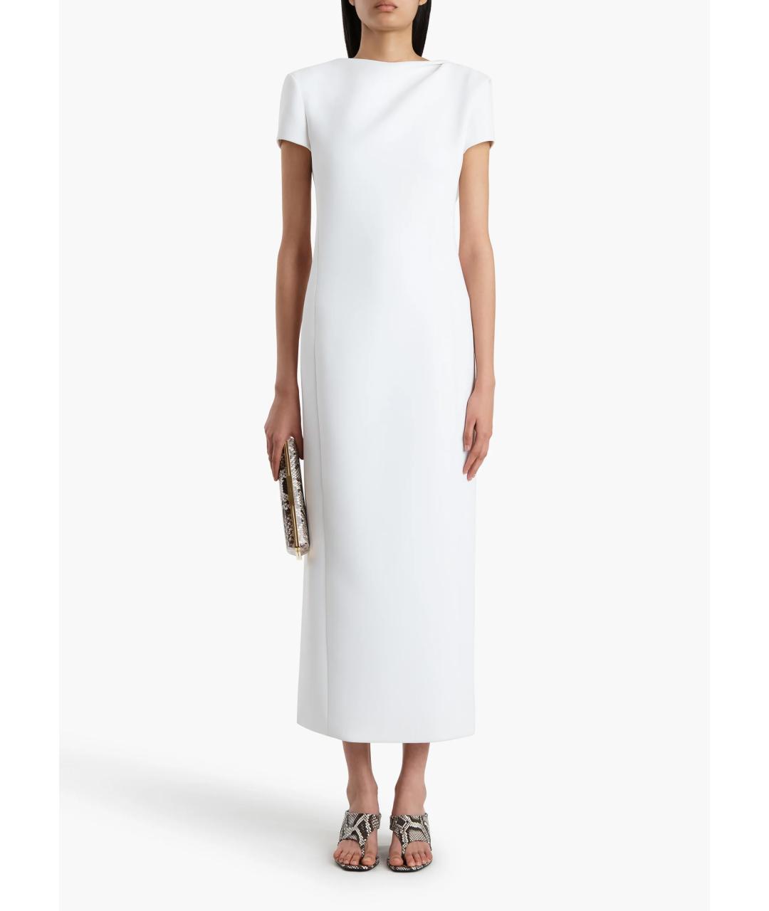 KHAITE Белое полиэстеровое платье, фото 2
