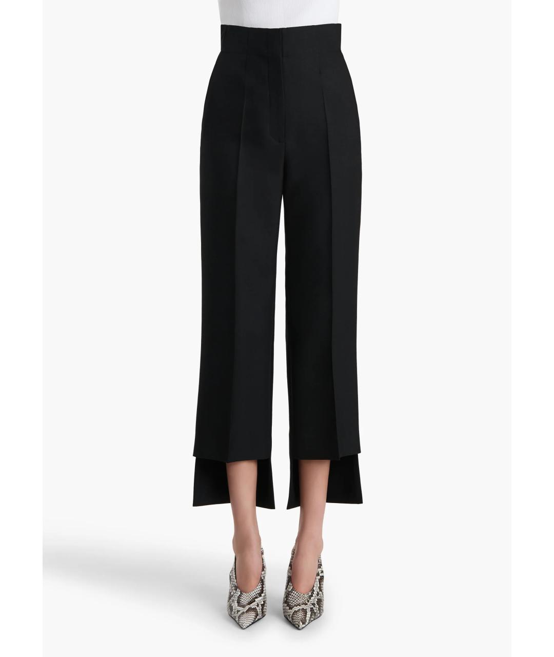 KHAITE Черные полиэстеровые прямые брюки, фото 3