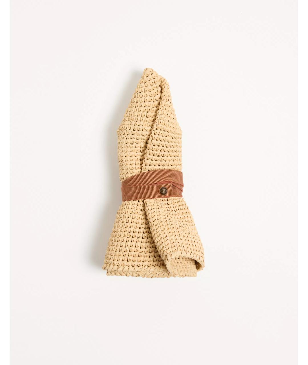 VALENTINO Бежевая шляпа, фото 4