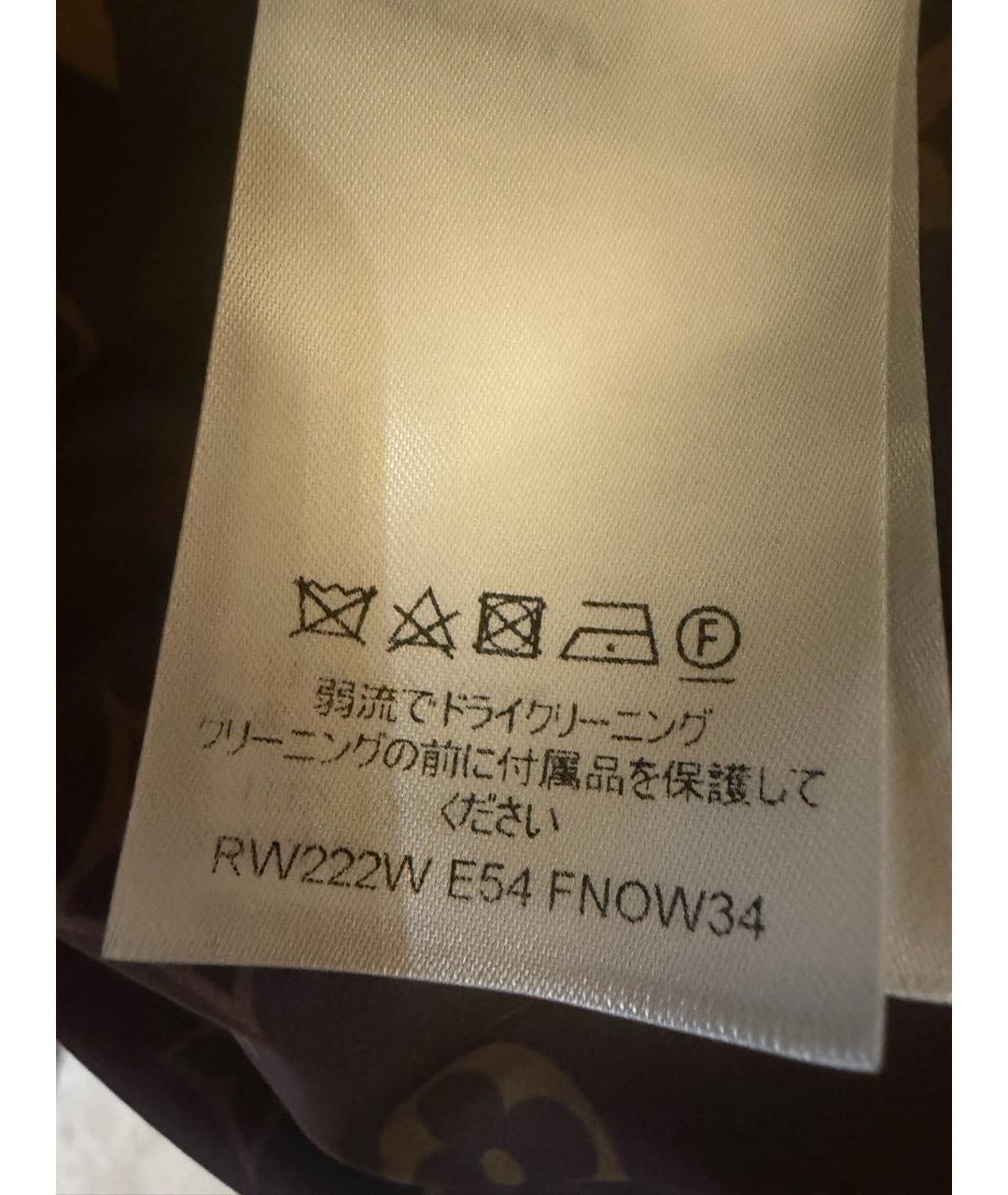 LOUIS VUITTON Золотая полиамидовая куртка, фото 5