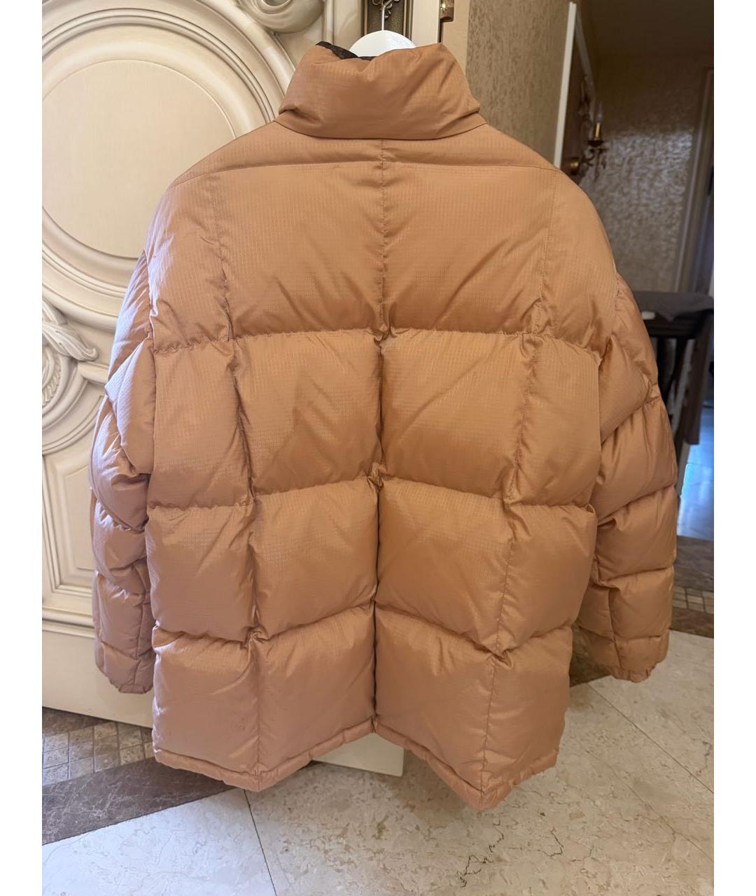 LOUIS VUITTON Золотая полиамидовая куртка, фото 2