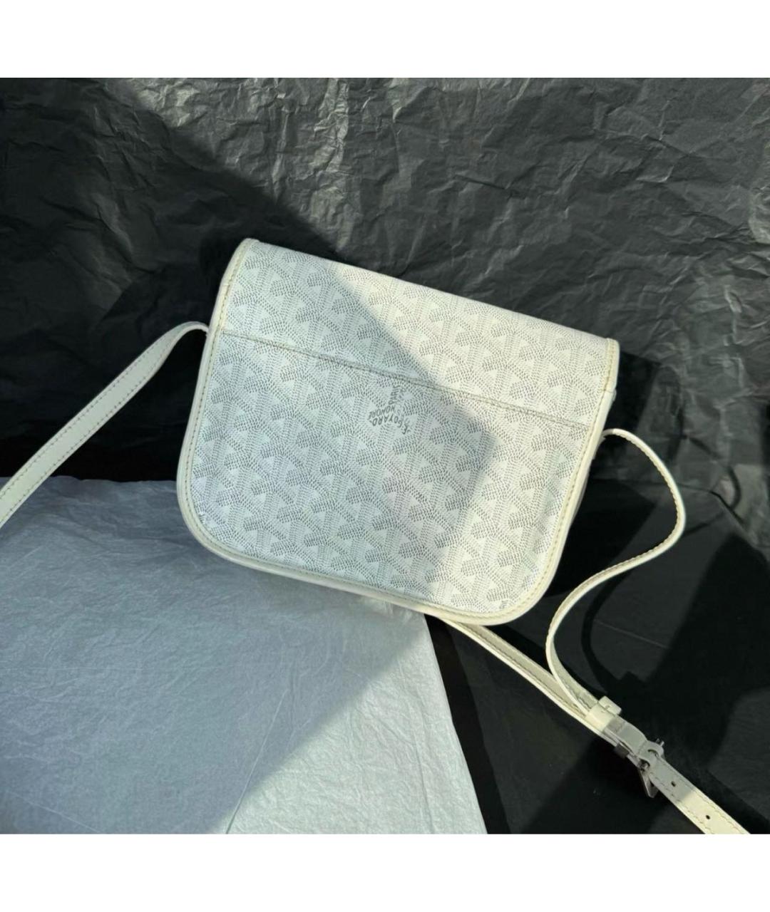 GOYARD Белая сумка на плечо, фото 3
