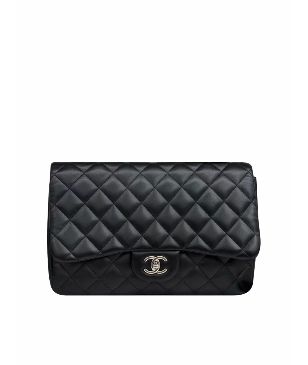 CHANEL Черная кожаная сумка через плечо, фото 1