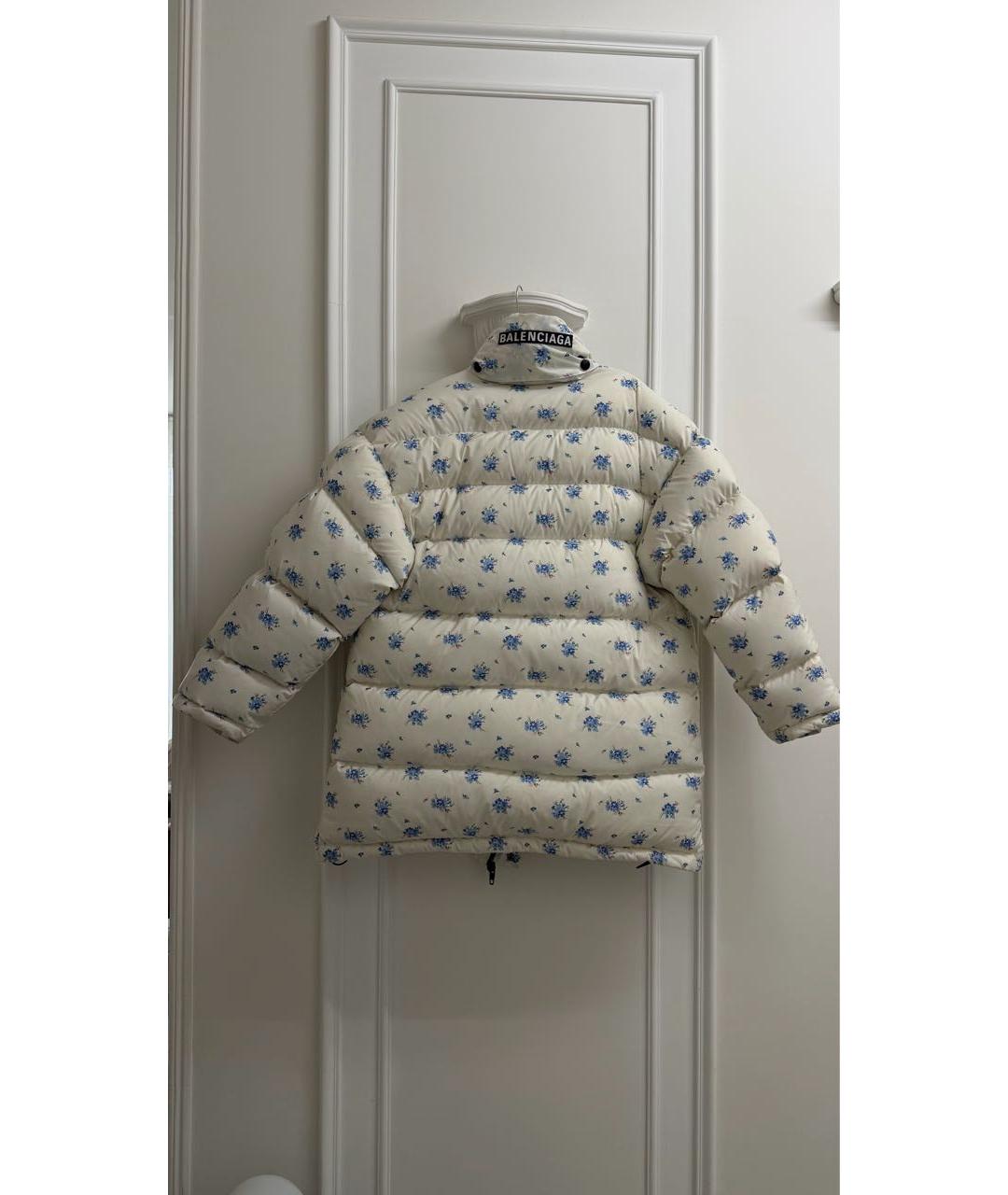 BALENCIAGA Белый пуховик, фото 2