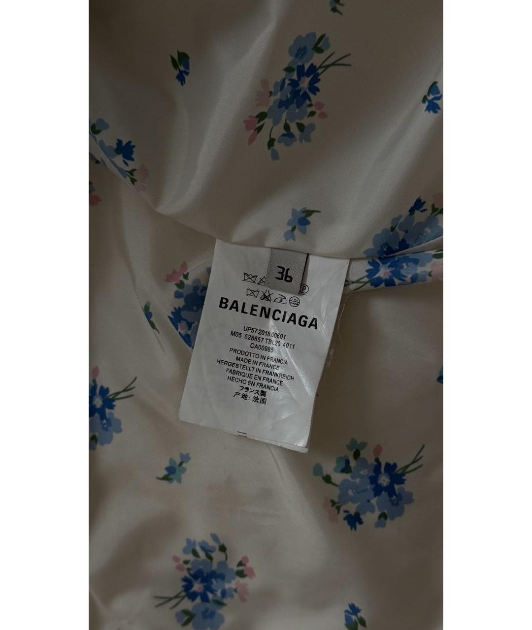 BALENCIAGA Белый пуховик, фото 5