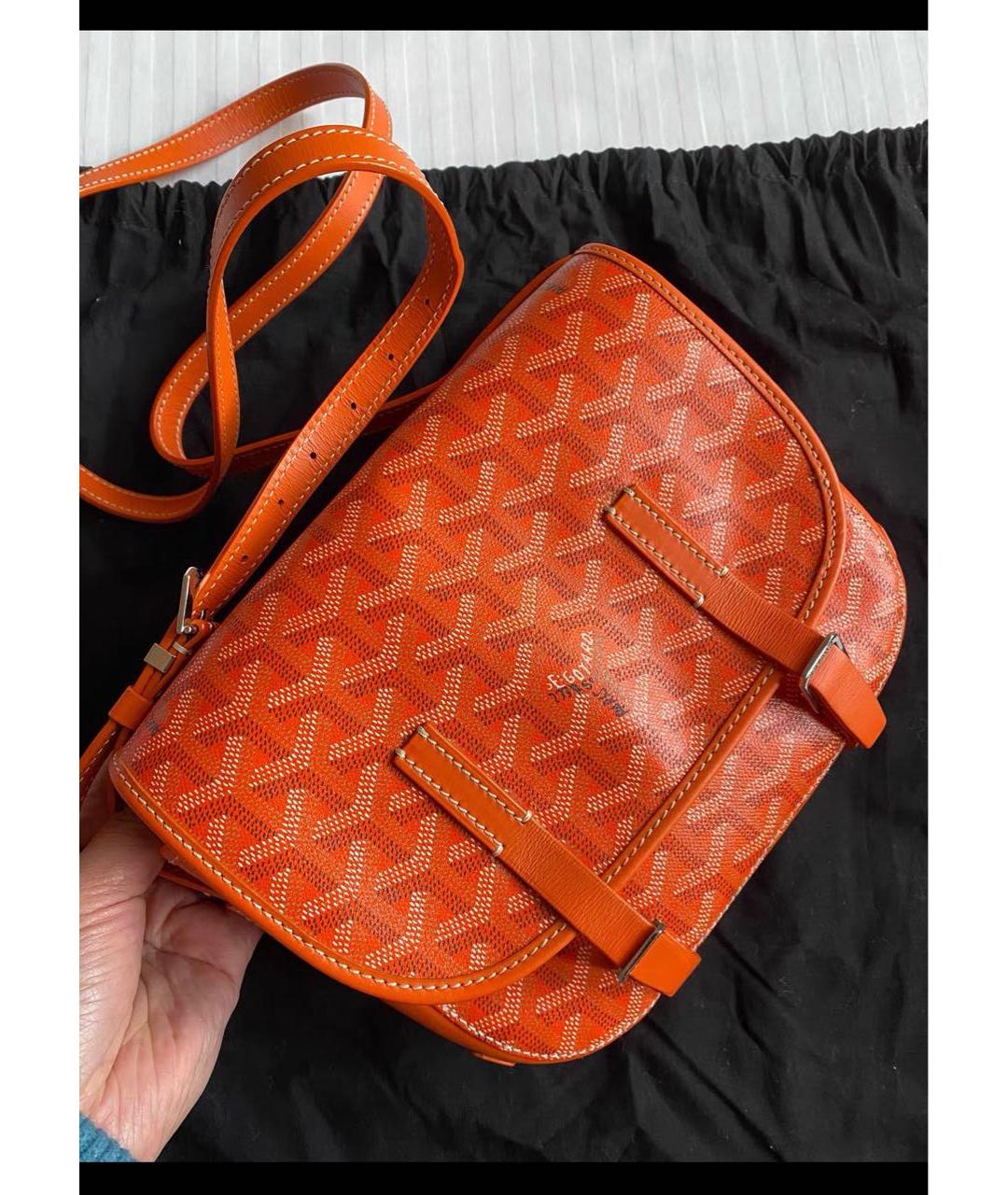 GOYARD Оранжевая сумка на плечо, фото 6