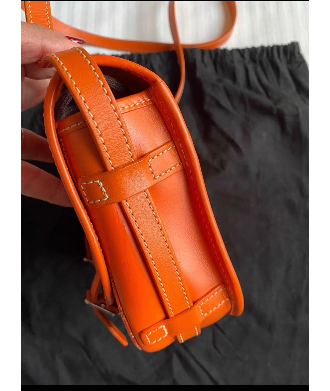 GOYARD Оранжевая сумка на плечо, фото 4