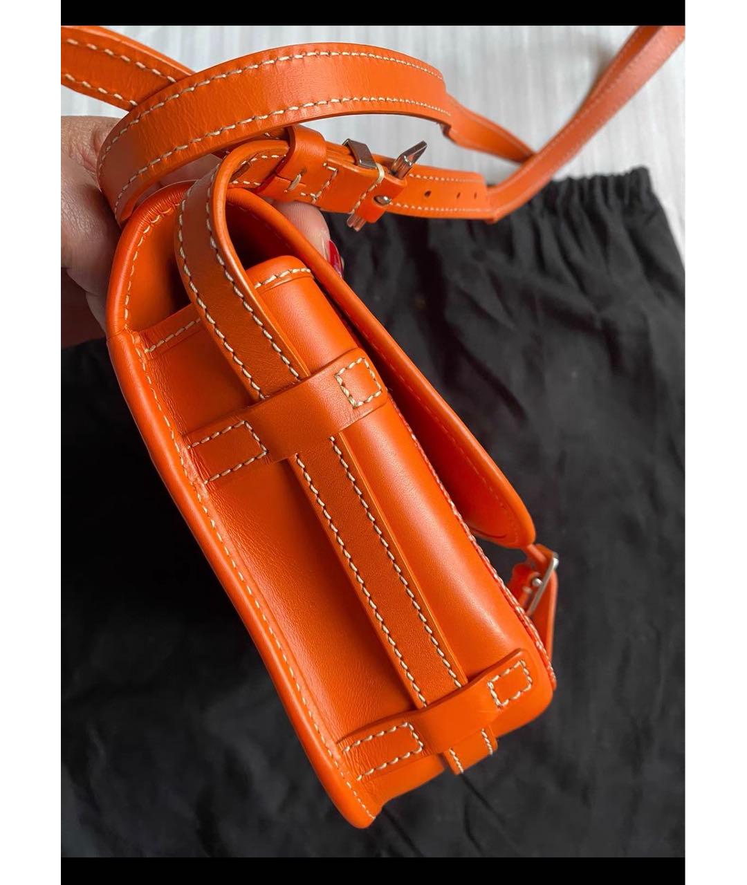 GOYARD Оранжевая сумка на плечо, фото 3