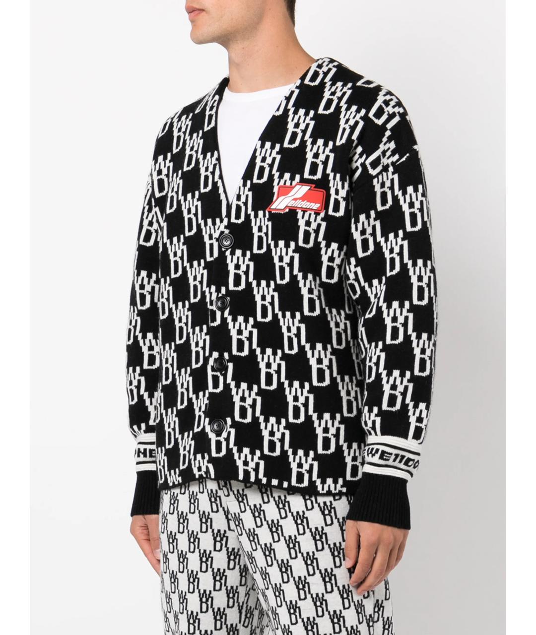 WE11DONE Мульти кашемировый кардиган, фото 3