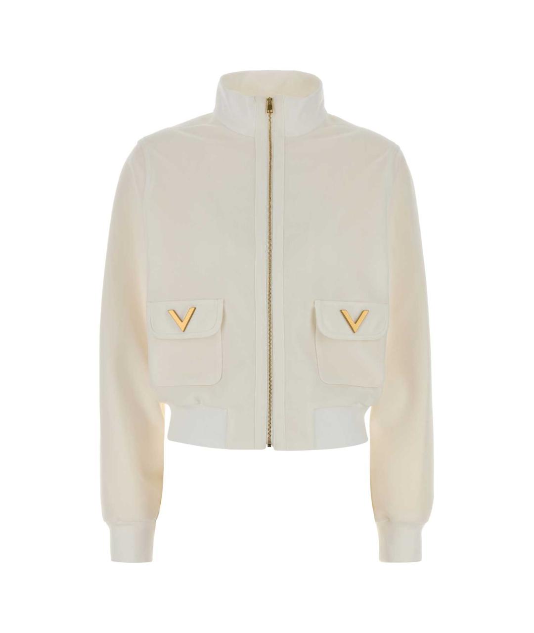 VALENTINO Белая полиамидовая куртка, фото 1