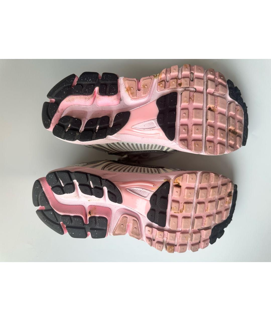 NIKE Серебряные текстильные кроссовки, фото 8