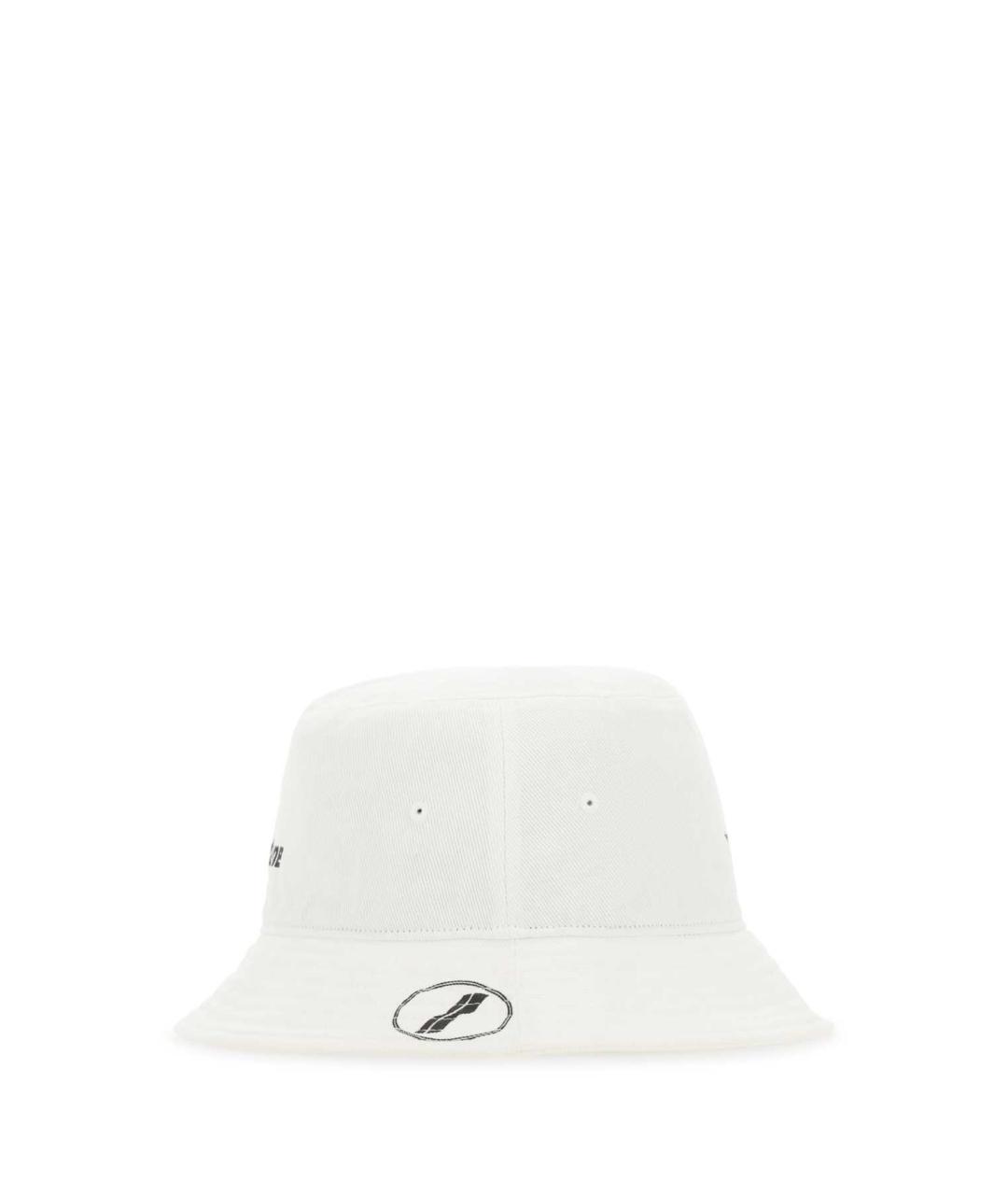 WE11DONE Белая хлопковая шляпа, фото 2