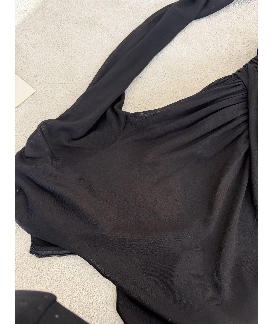 TOM FORD Черное вискозное коктейльное платье, фото 5