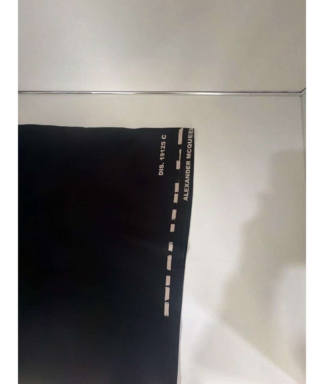 ALEXANDER MCQUEEN Черная хлопковая футболка, фото 5