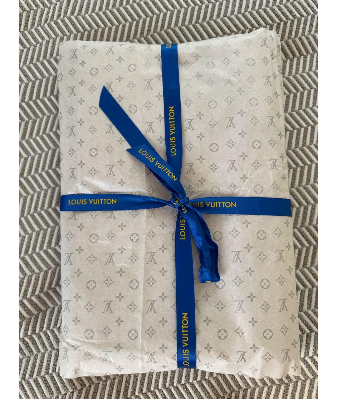 LOUIS VUITTON Розовый кашемировый шарф, фото 4