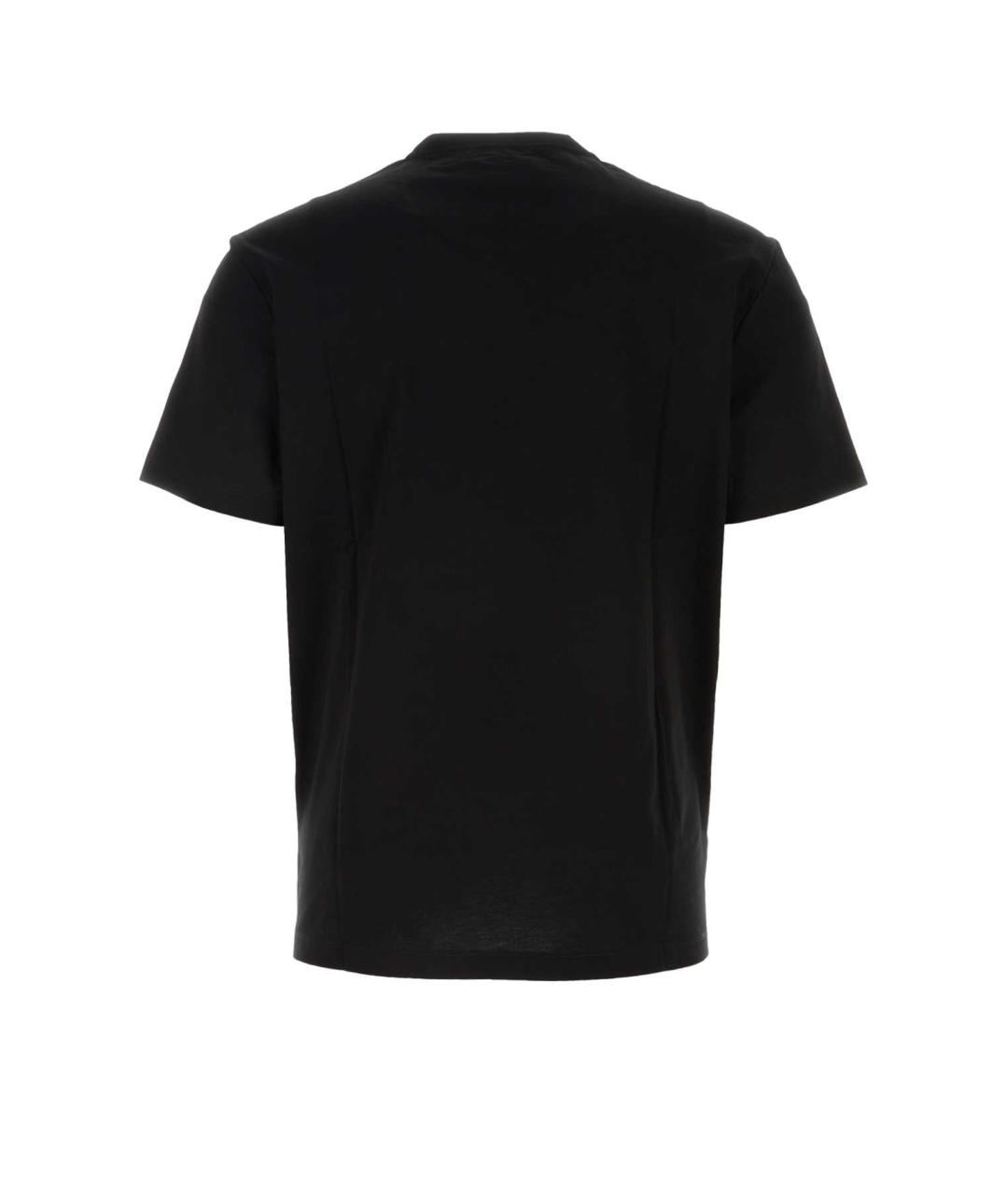 VERSACE Черная хлопковая футболка, фото 2