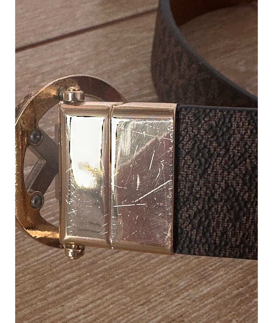 MICHAEL MICHAEL KORS Коричневый кожаный ремень, фото 6