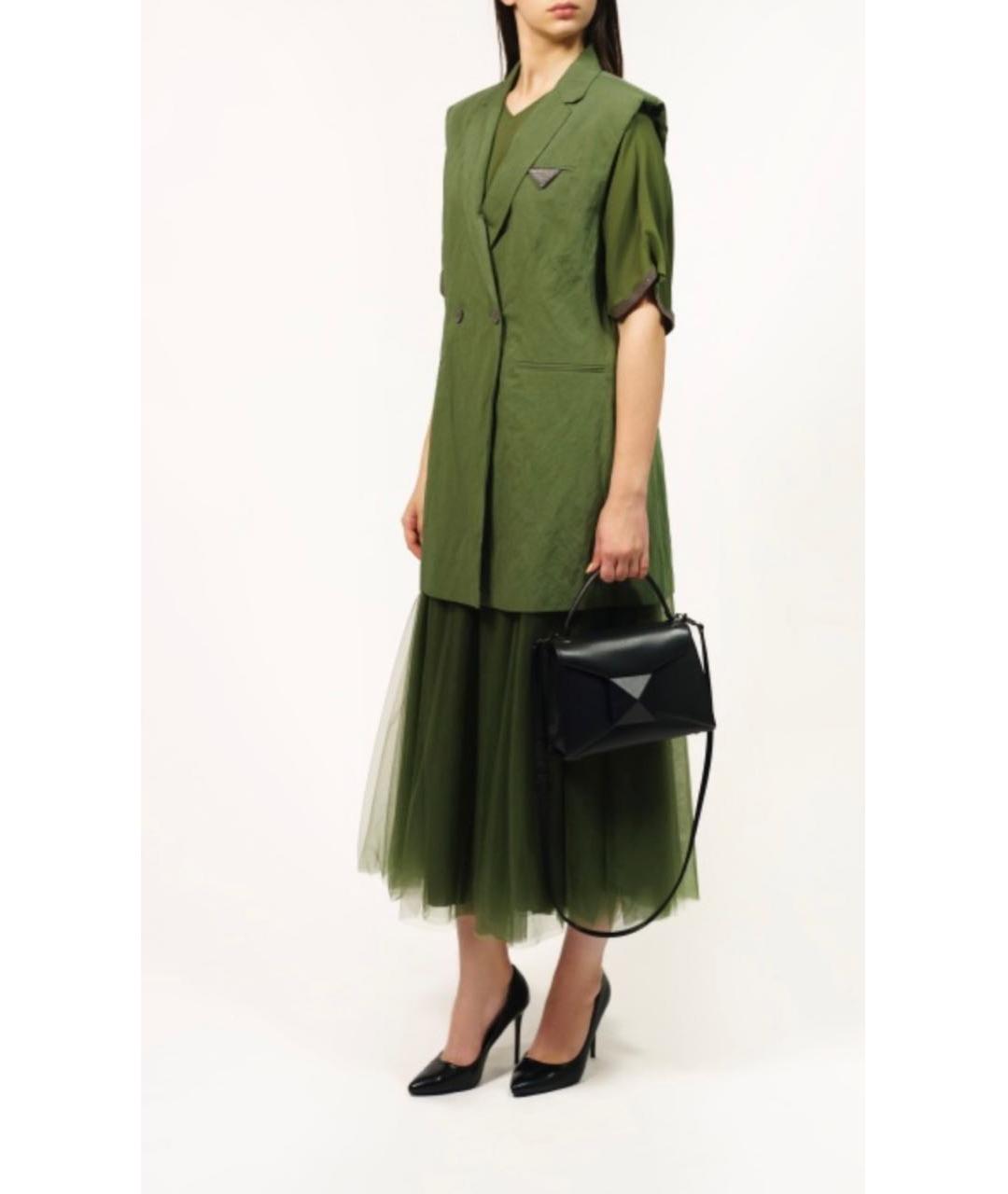 FABIANA FILIPPI Зеленая хлопковая жилетка, фото 3