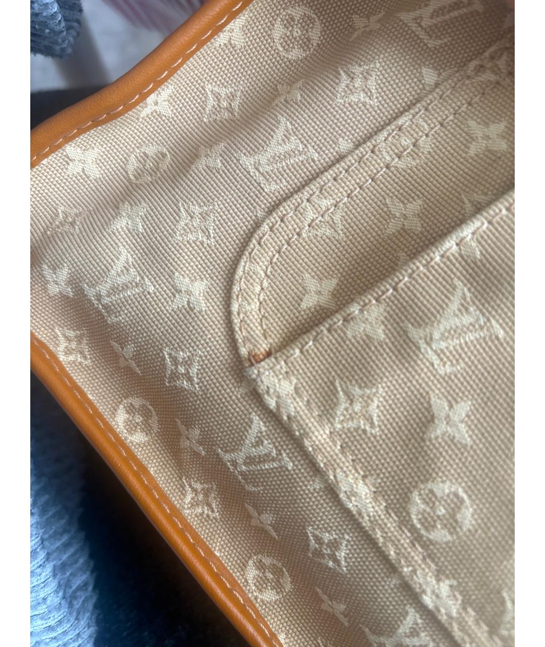 LOUIS VUITTON Бежевая сумка через плечо, фото 4