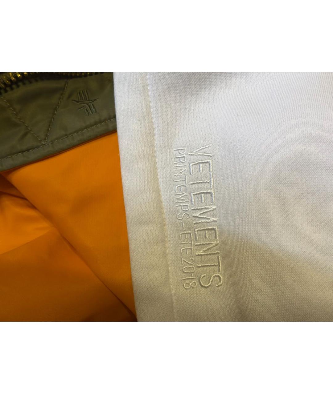 VETEMENTS Зеленая полиуретановая куртка, фото 6