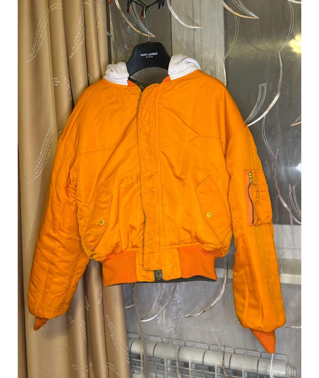 VETEMENTS Зеленая полиуретановая куртка, фото 3