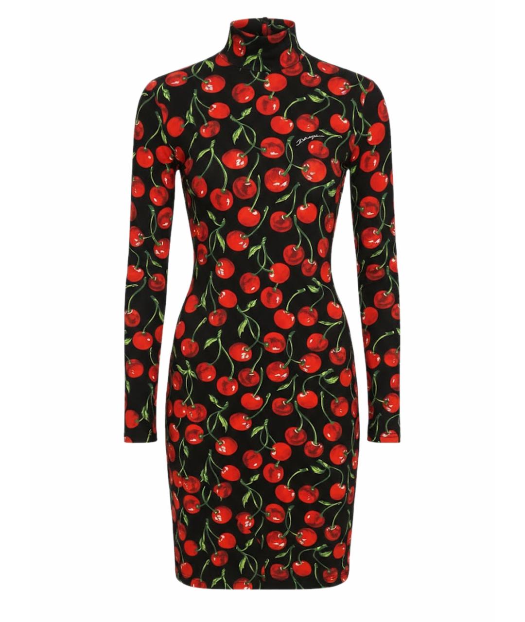 DOLCE&GABBANA Красное полиамидовое коктейльное платье, фото 1