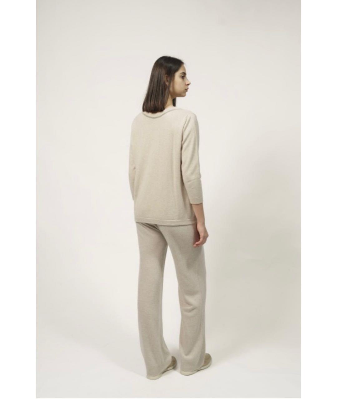 FABIANA FILIPPI Бежевый шерстяной джемпер / свитер, фото 4