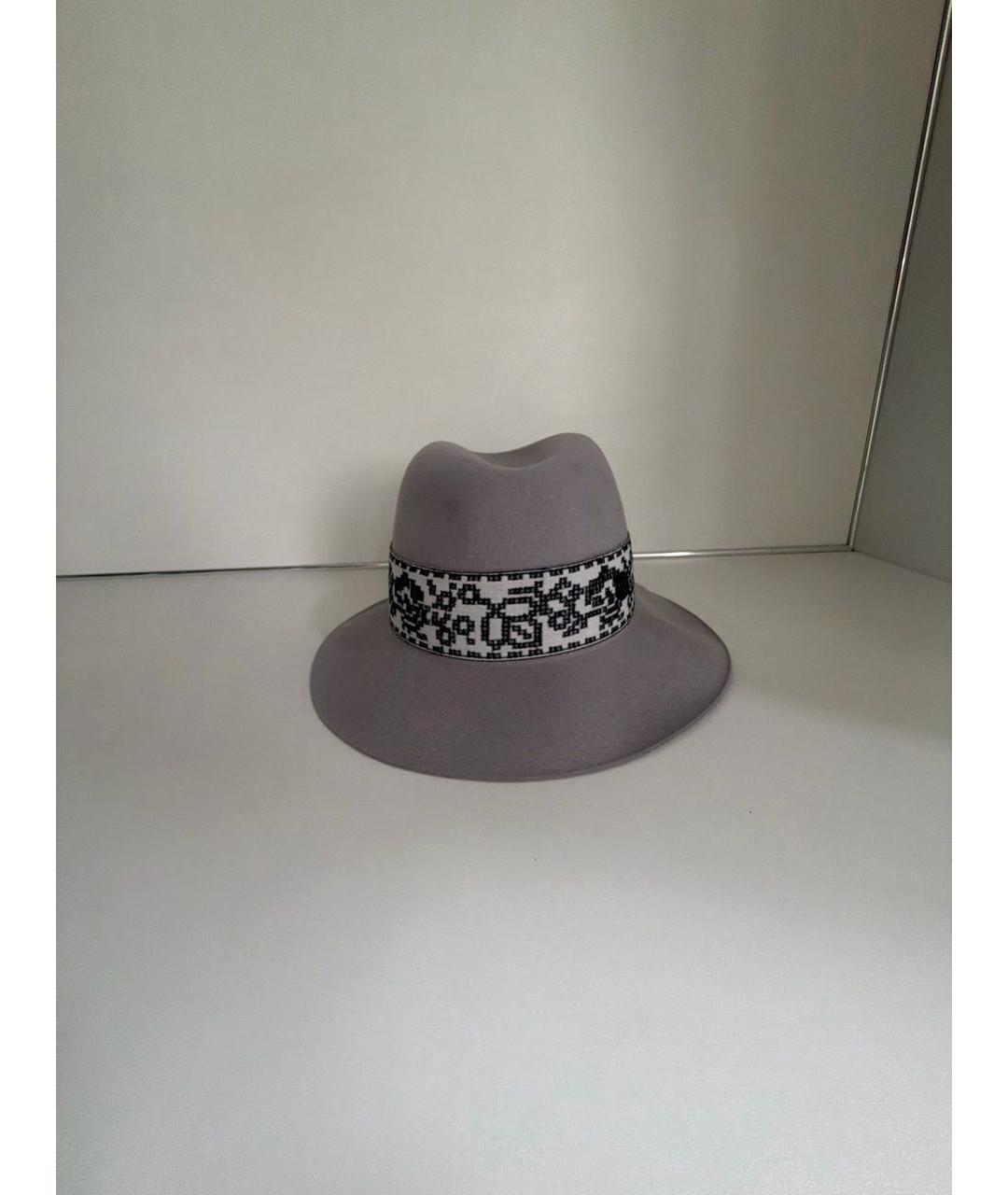 MAISON MICHEL Серая шляпа, фото 9