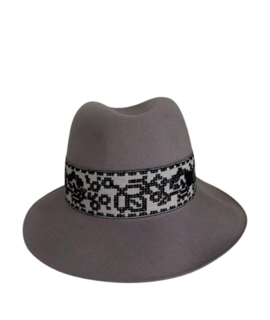 MAISON MICHEL Серая шляпа, фото 1
