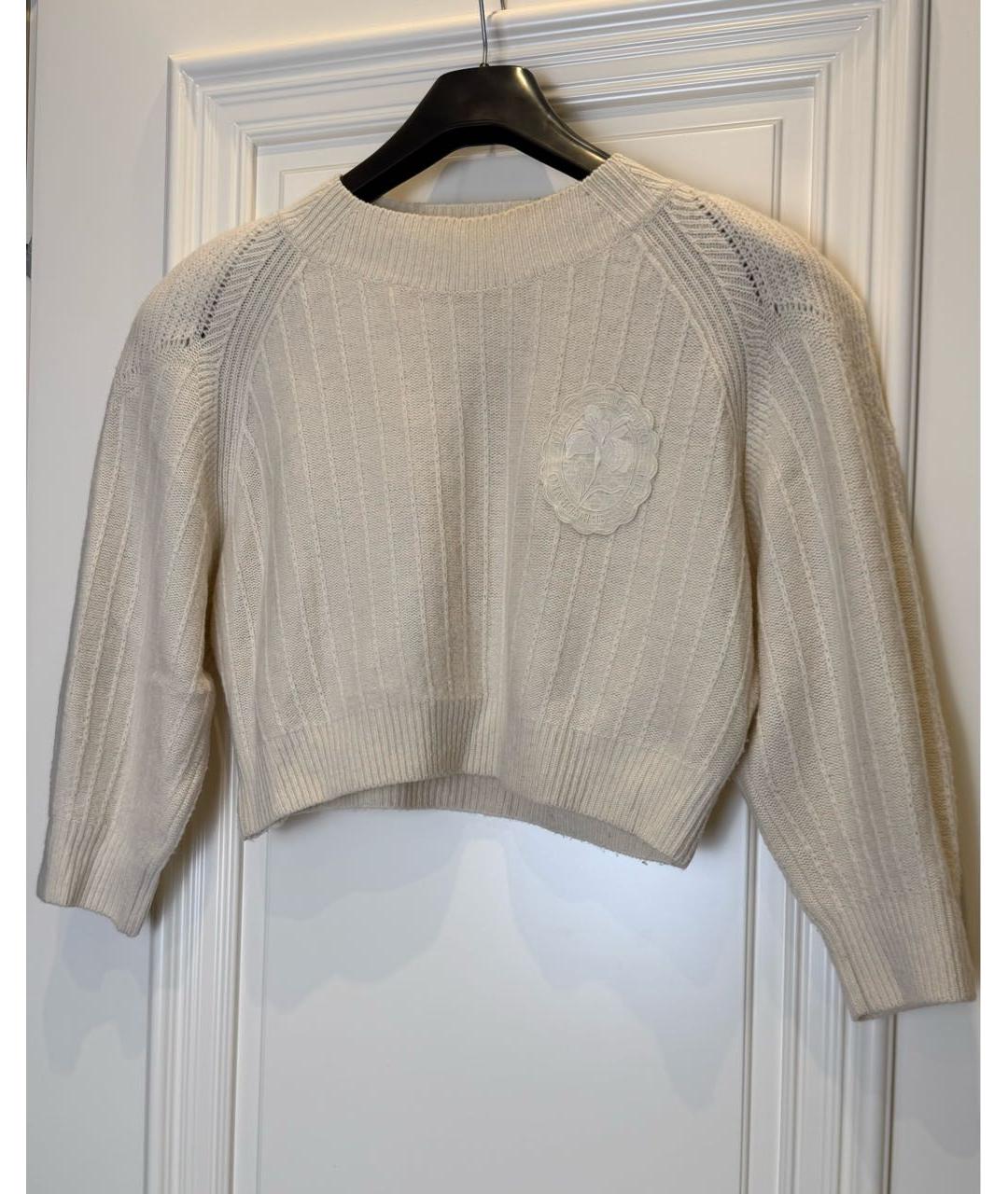 ULYANA SERGEENKO Бежевый кашемировый джемпер / свитер, фото 6