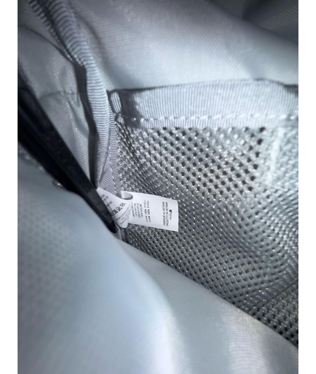 SUPREME Серебряная тканевая сумка на плечо, фото 8