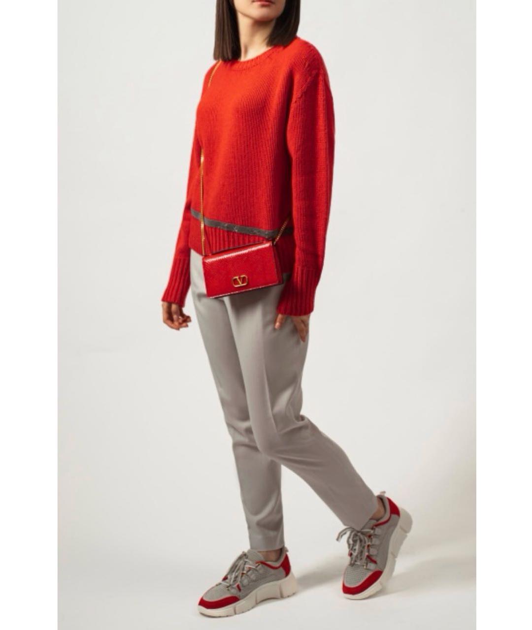 FABIANA FILIPPI Красный шерстяной джемпер / свитер, фото 2