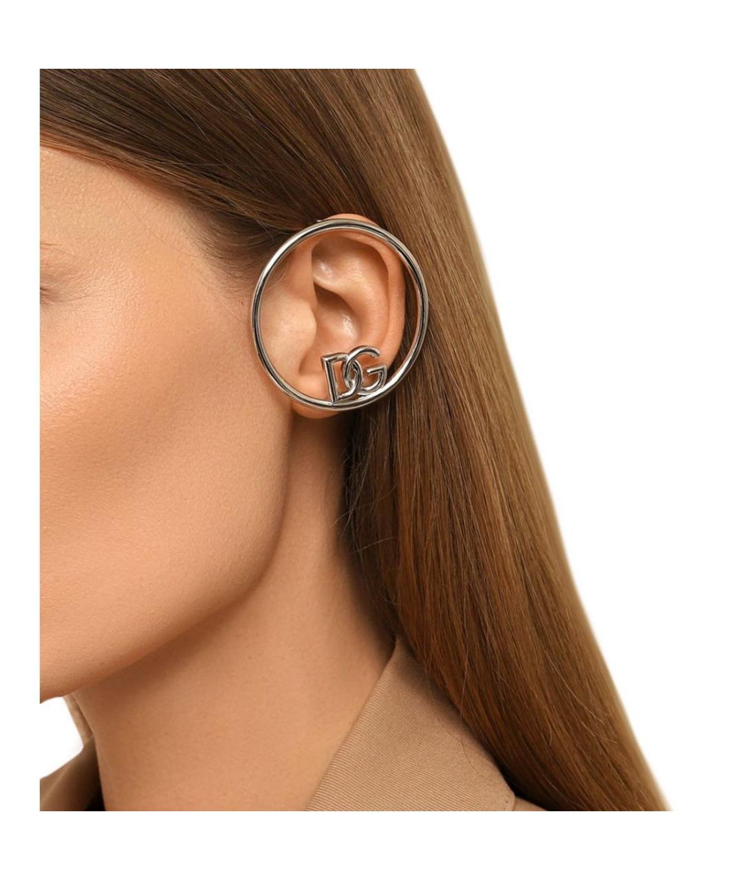 DOLCE&GABBANA Серебряные латунные серьги, фото 2