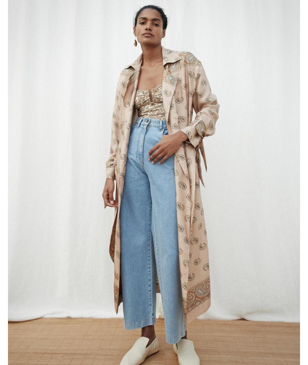 NANUSHKA Мульти шелковое повседневное платье, фото 2