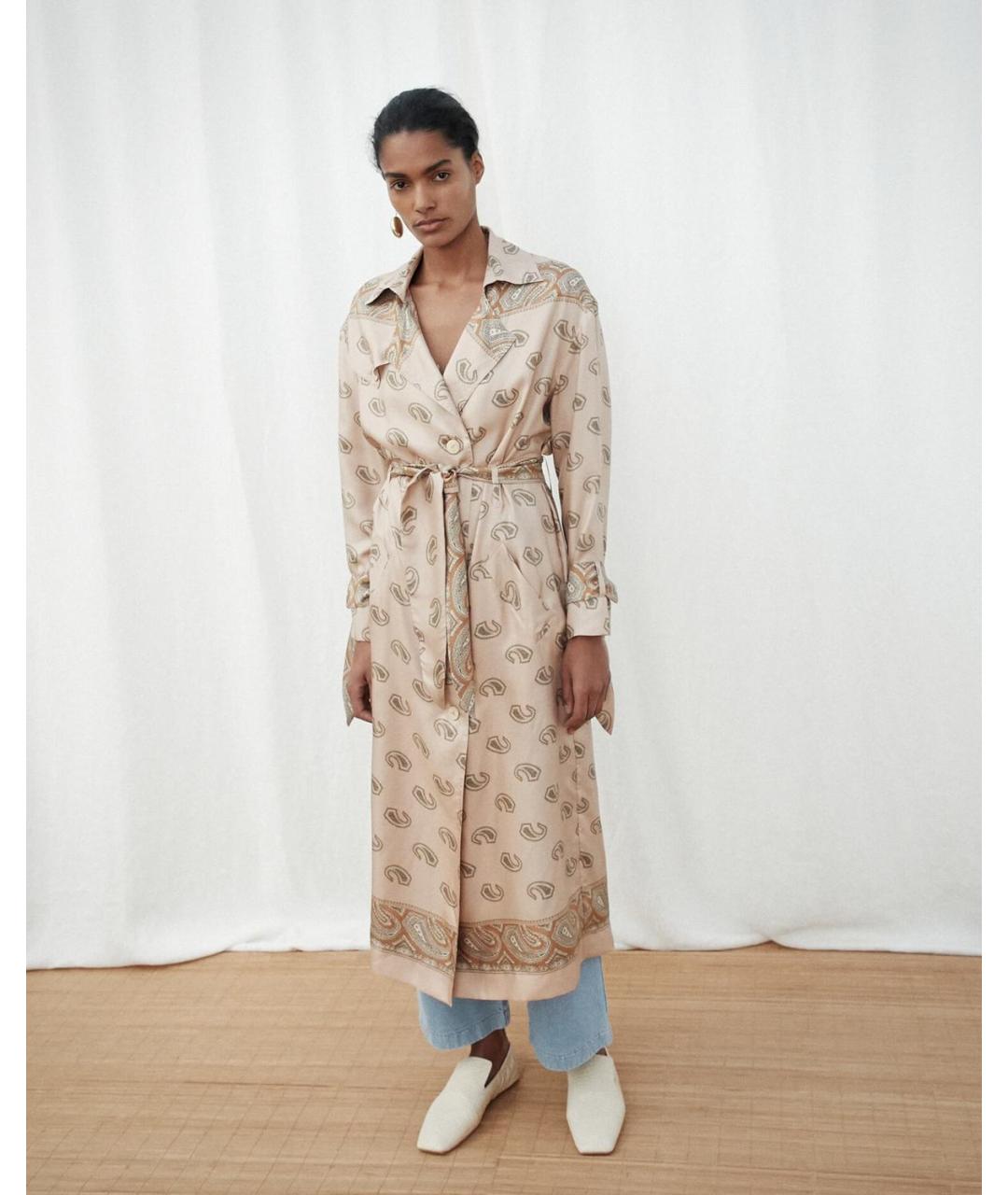 NANUSHKA Мульти шелковое повседневное платье, фото 3