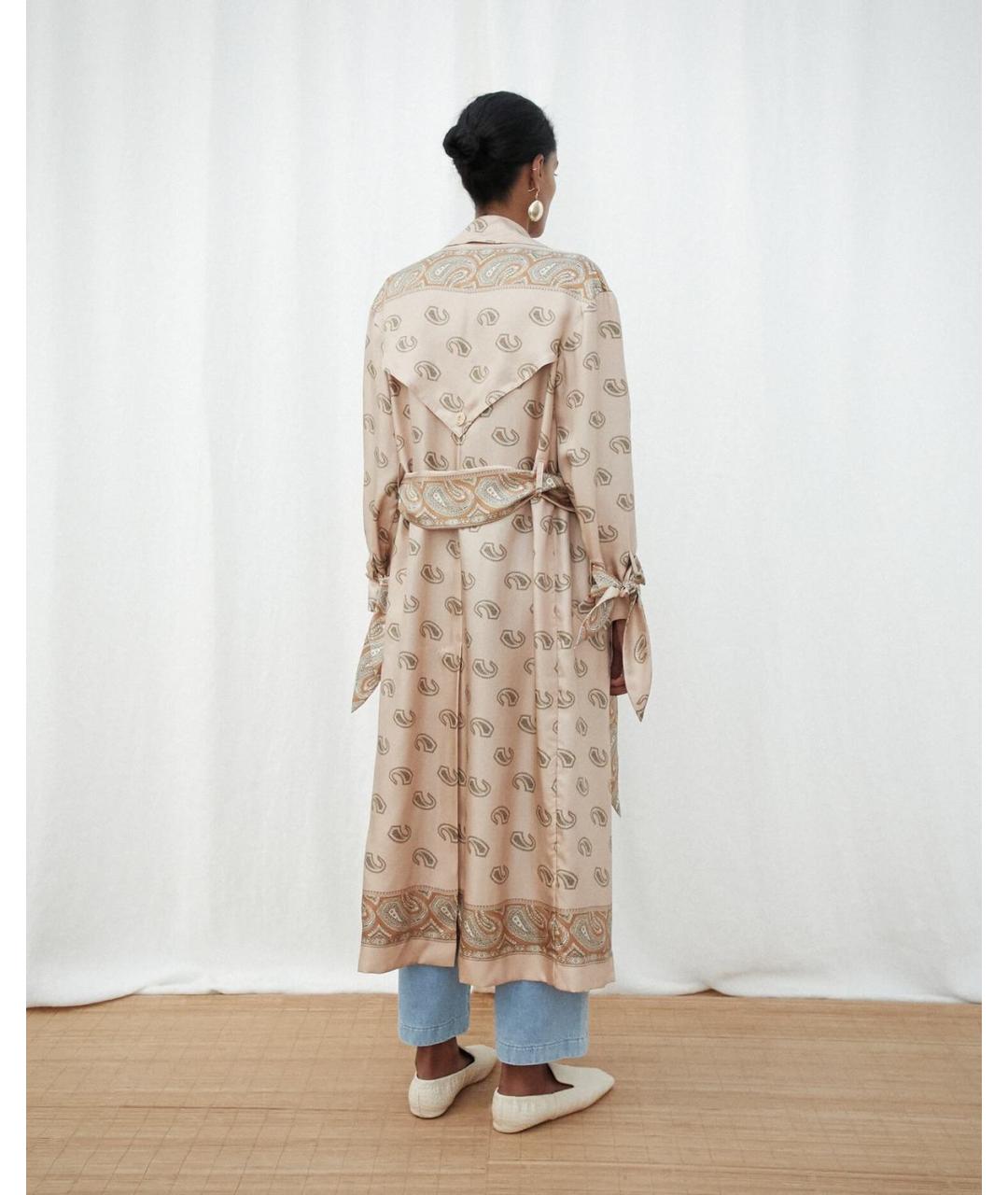 NANUSHKA Мульти шелковое повседневное платье, фото 7