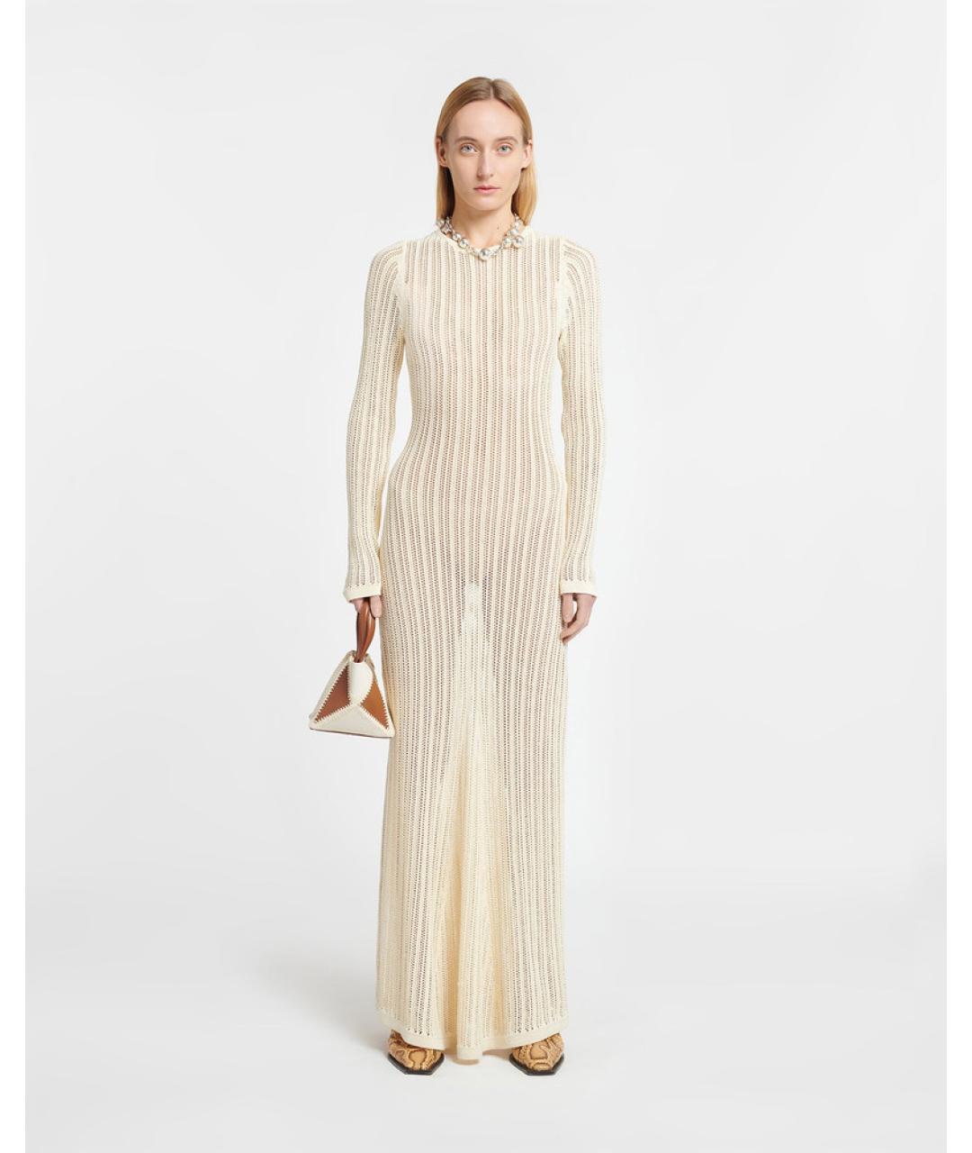 NANUSHKA Белое повседневное платье, фото 2